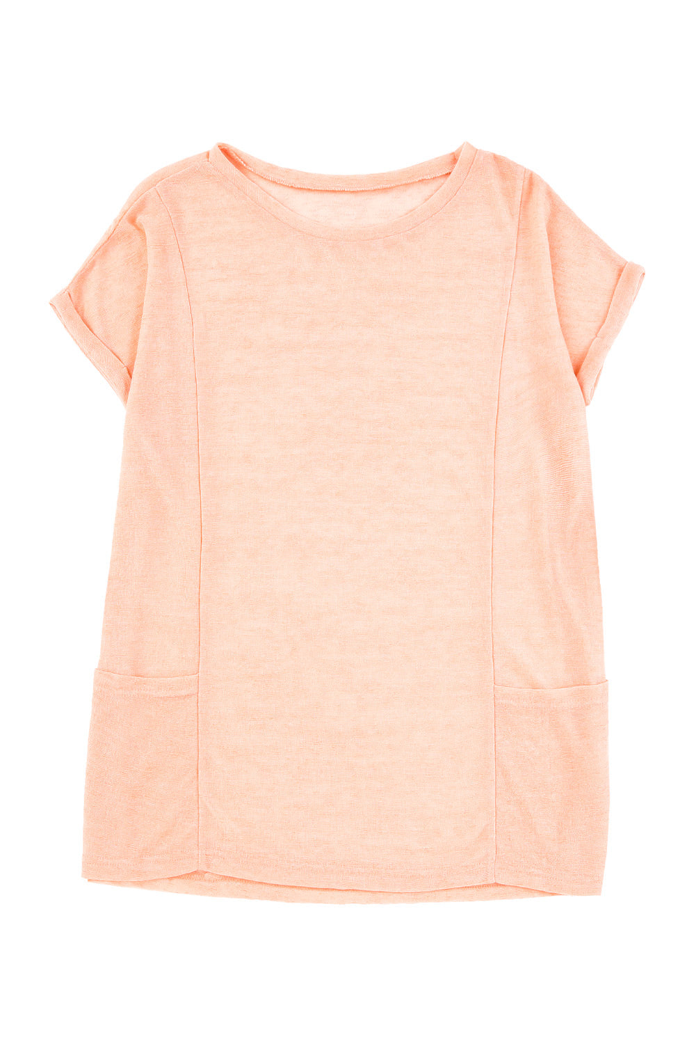 Women's Beach Cover Relaxed Fit Pockets Short-Sleeve Up