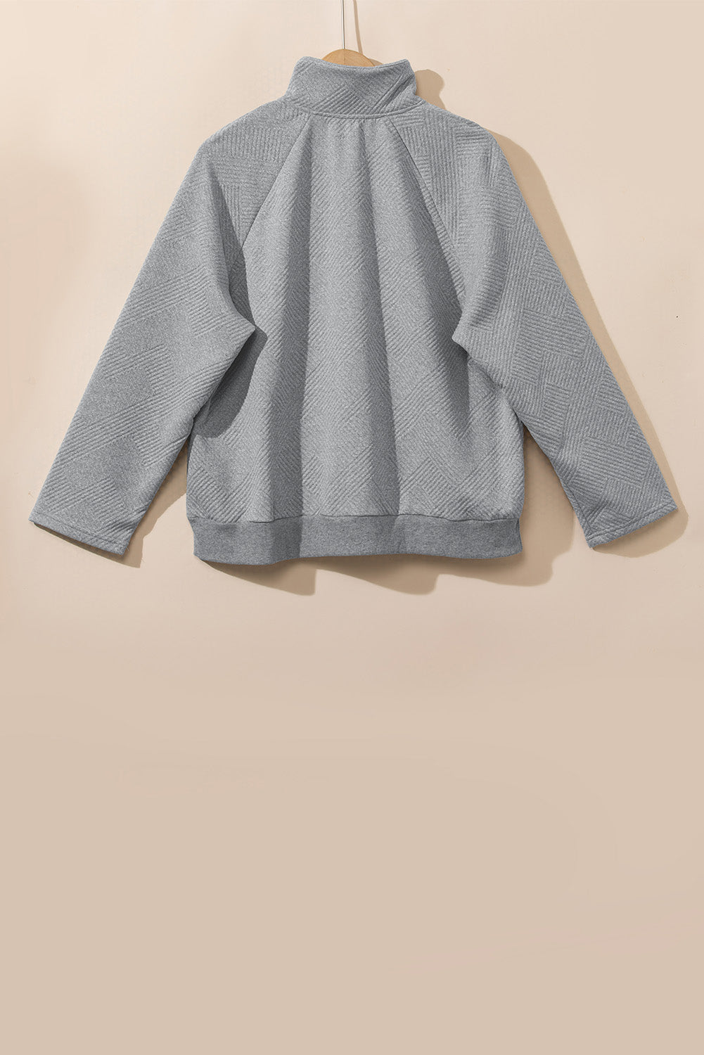 Sweatshirt for Women Textured Pullover Plus Size