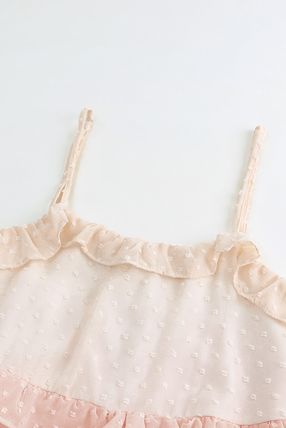 Women's Mini Dress with Layered Ombre Swiss