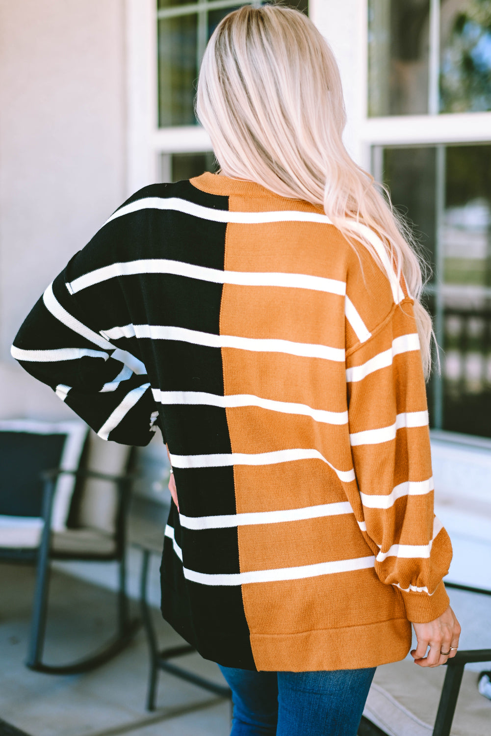Women's Top Featuring Oversized Dropped Shoulder
