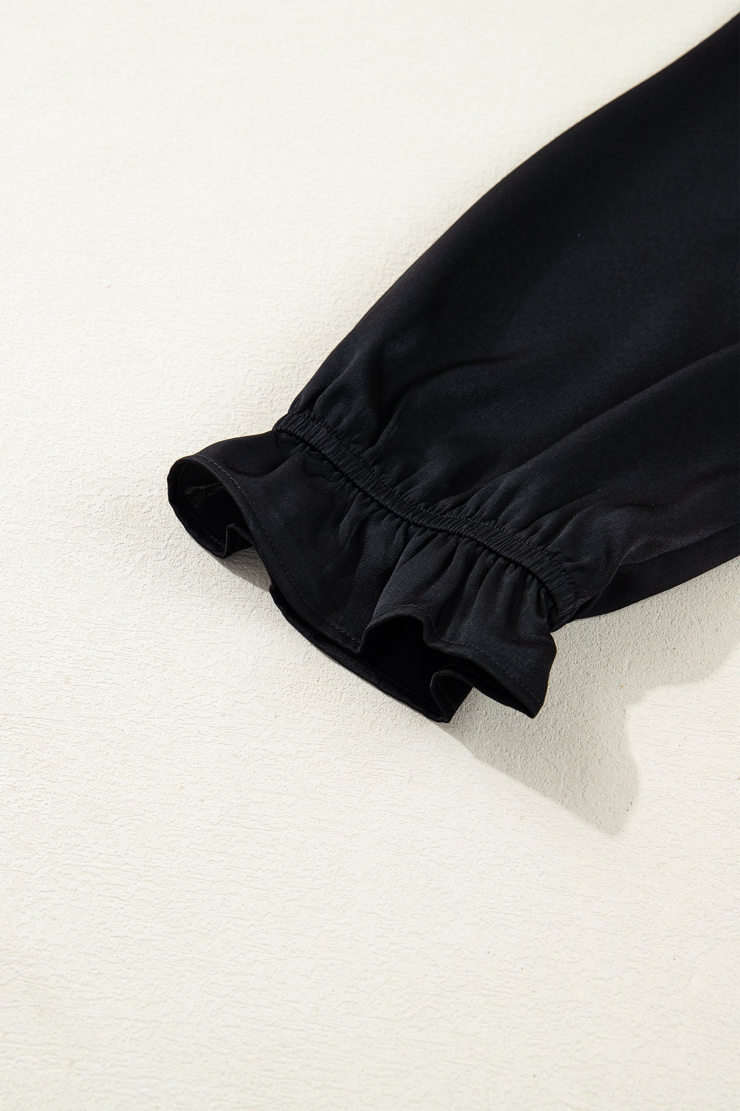 Sleeve Flounced Bracelet V-Neck Tiered Maxi Dress