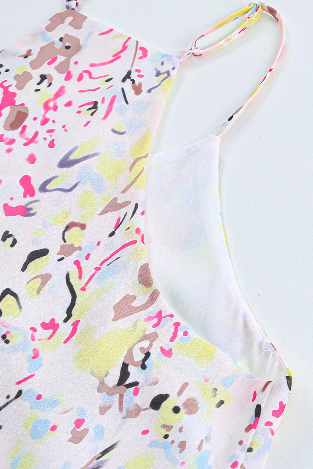 Women's Spaghetti Straps Floral-Print Tank Top