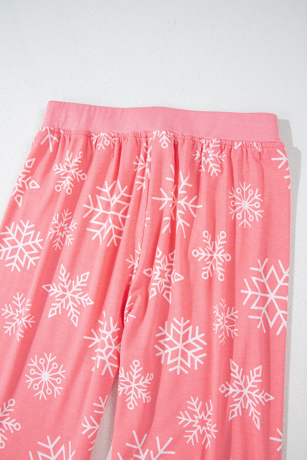 Christmas Snowflake Print 2-Piece Loungewear