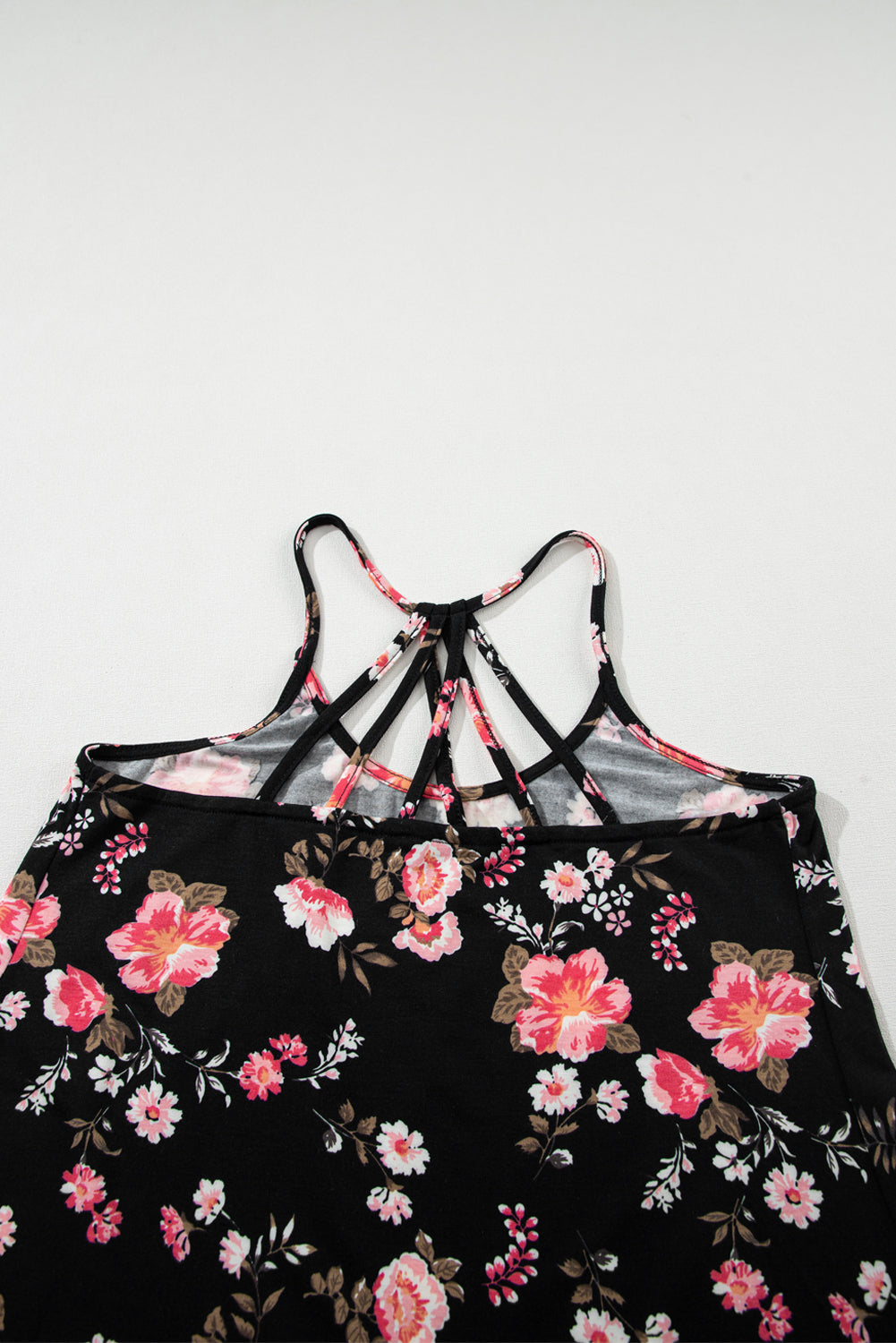 Women's Tank Top Featuring Spaghetti Straps Back
