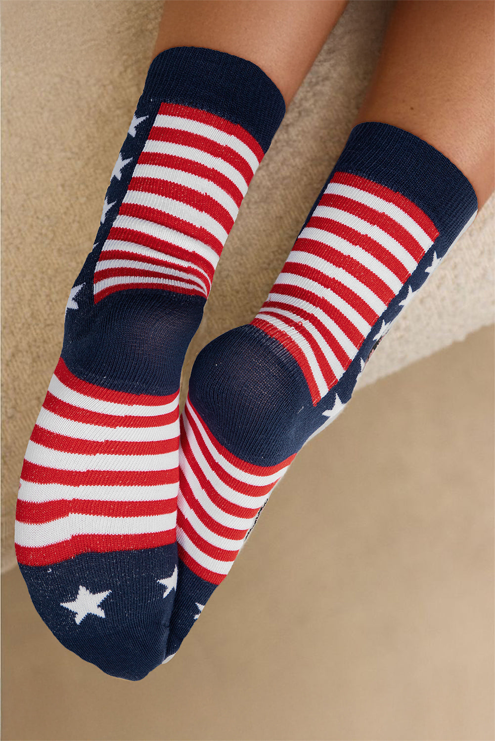 Inspired Stripes American Stripes Stars Crew Socks