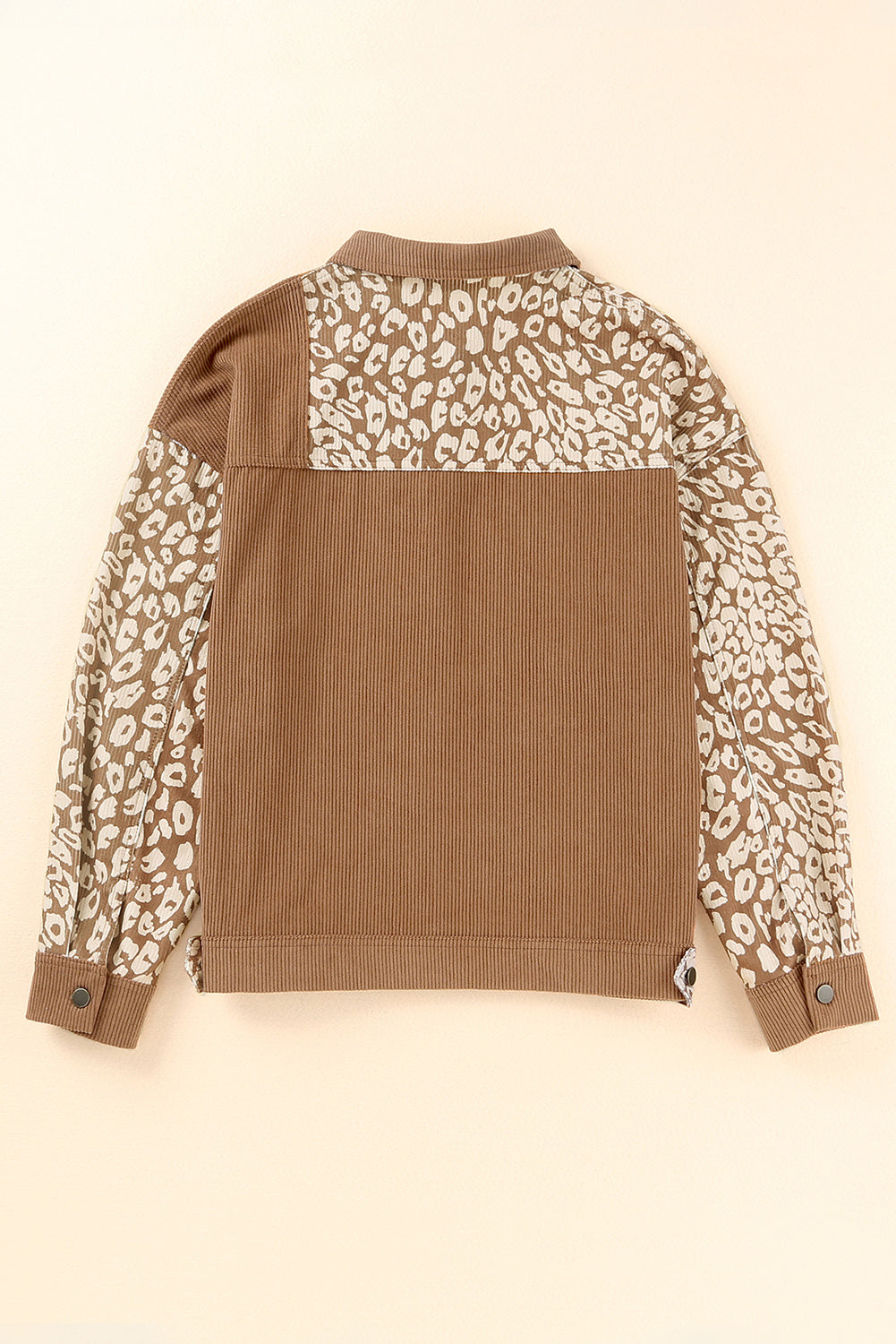 Women's Jacket Featuring Cord Long-Sleeve