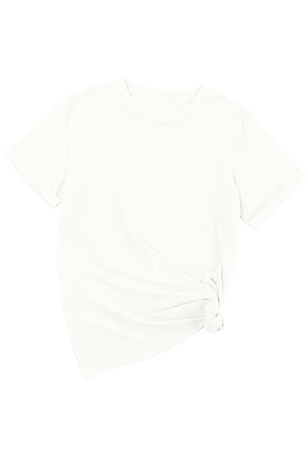 Tee for Women Everyday Plain Crew Neck