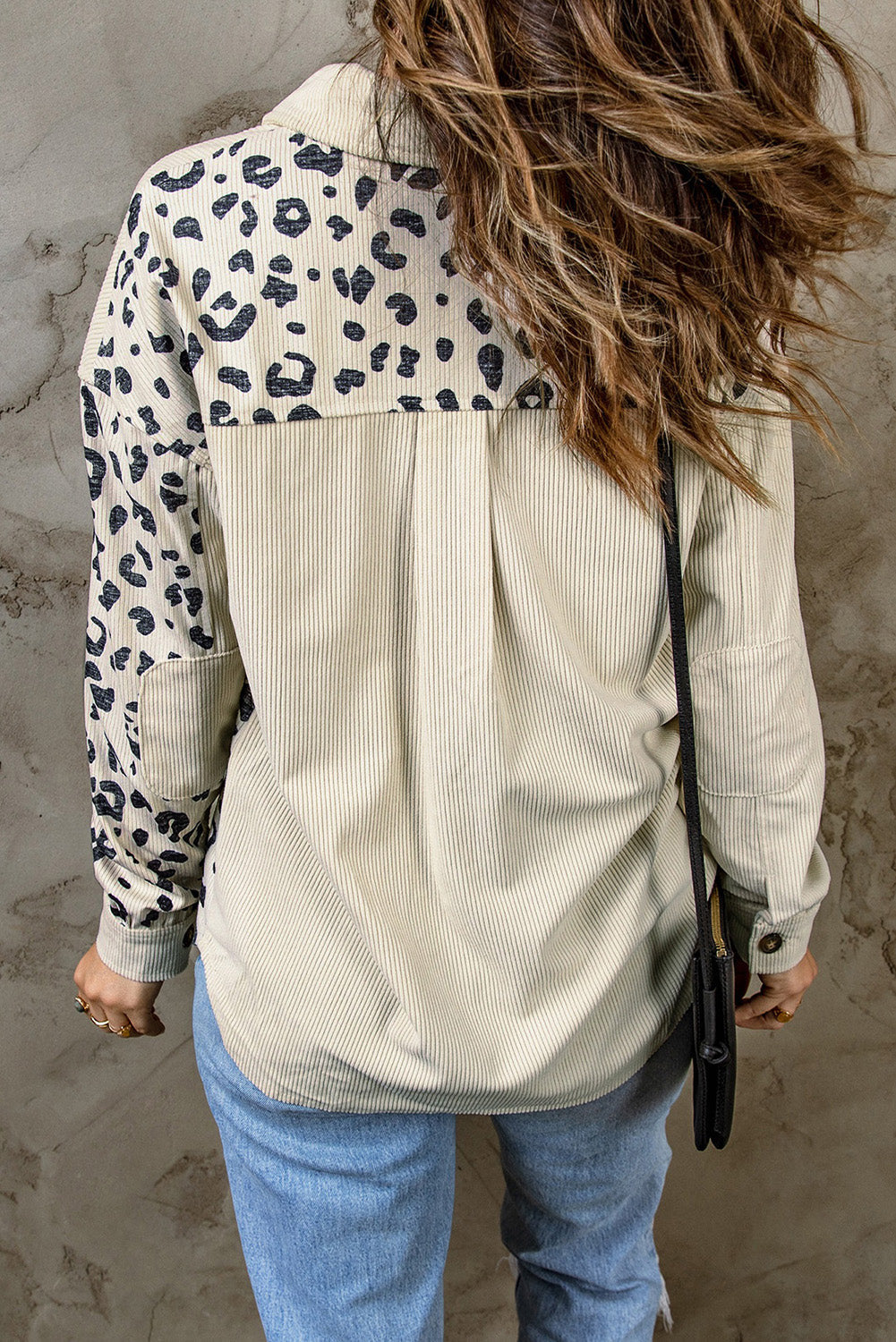 Jacket for Women Detail Pocket-Detail Cord