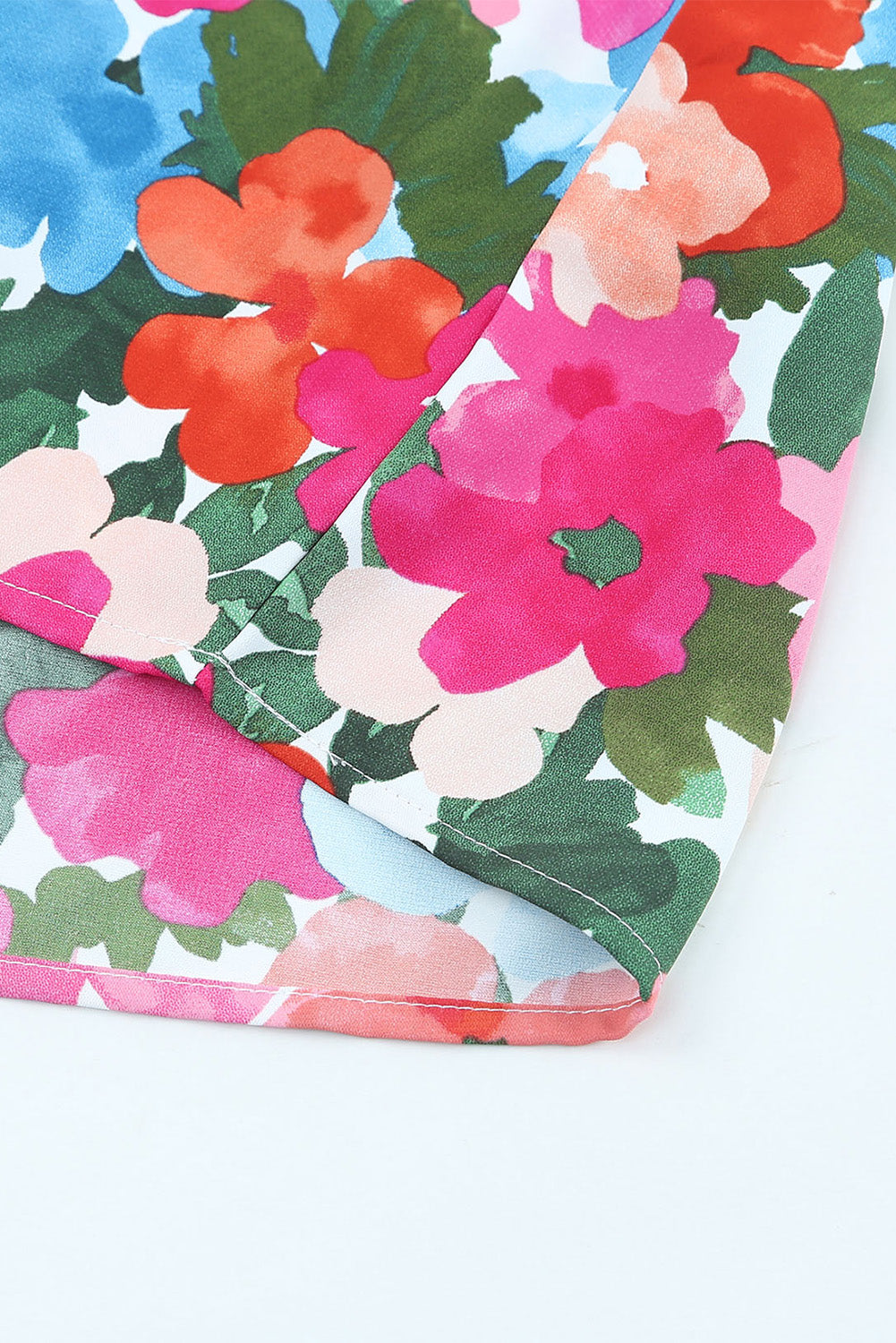 Women's Floral-Print Ruffle-Trimmed Off Shoulder Blouse