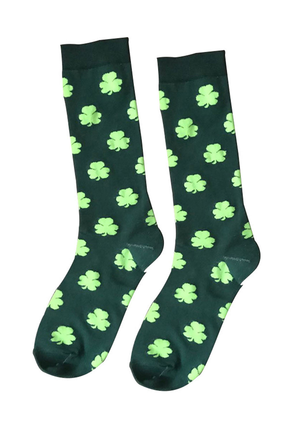 Clover St Patricks Print Tube Socks