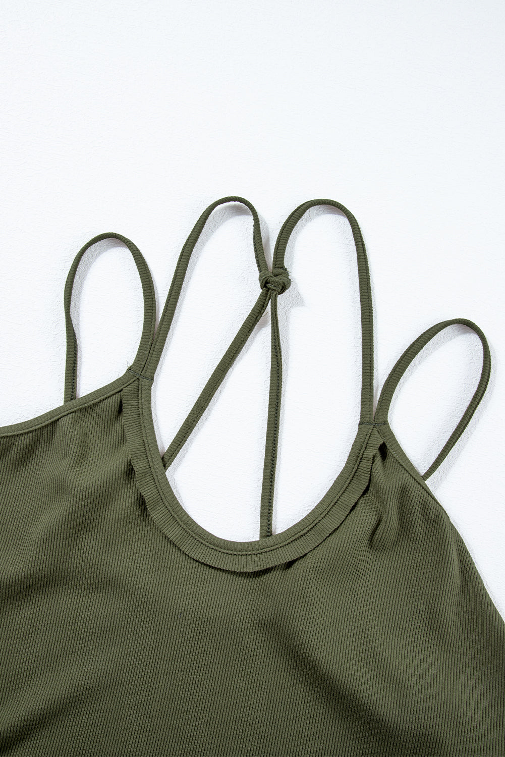 Women's Tank Top Featuring Seam Double Straps
