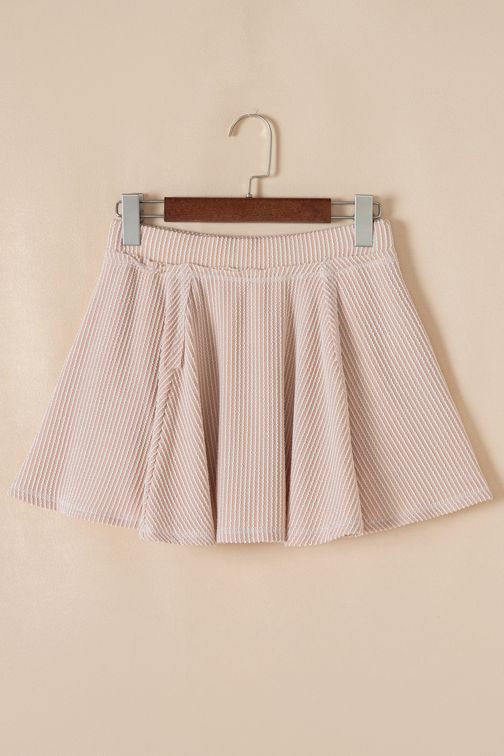 Stream Corded Jet Corded Lantern Sleeve Top High-Waisted Ruffled Mini Skort Set