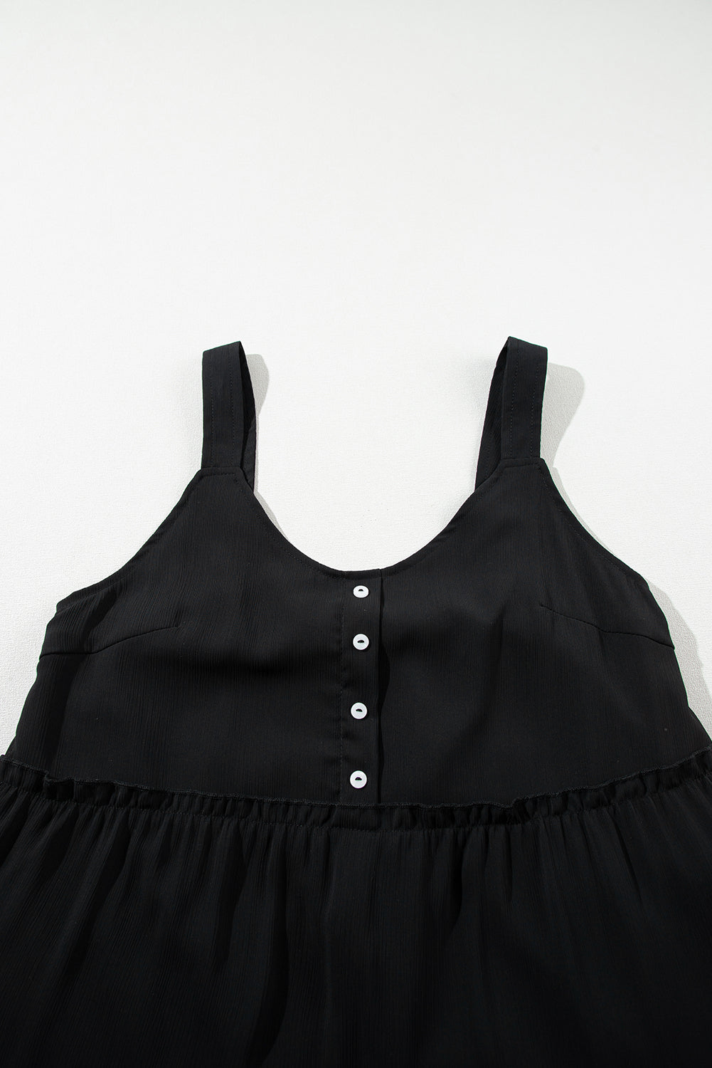 Women's Frill-Trimmed Layered Sleeveless Dress