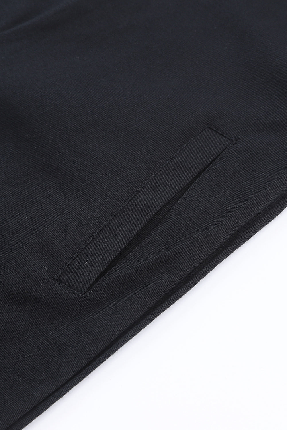 Women's Jumpsuit with Cropped Button Straps Pocket-Detail