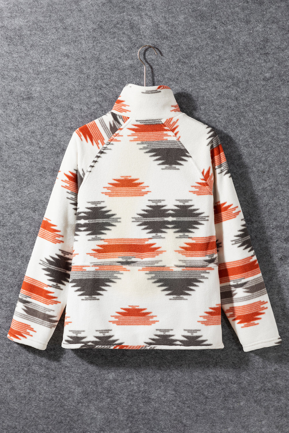 Jacket for Women Aztec Fleece Snap Button