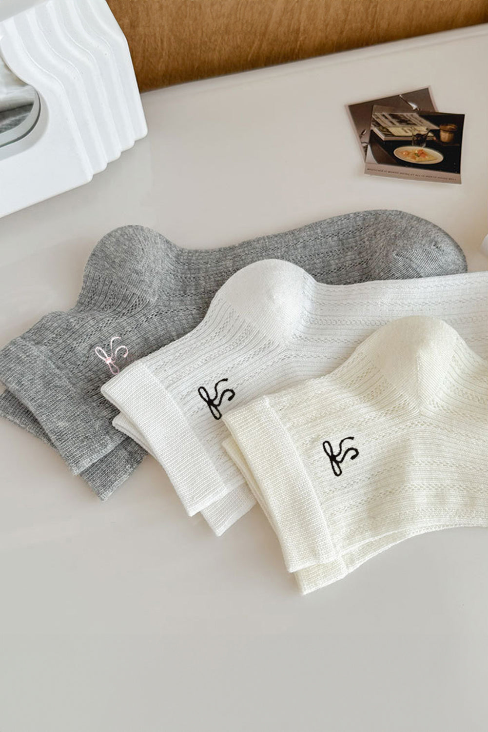 Bow Knot Ankle Socks