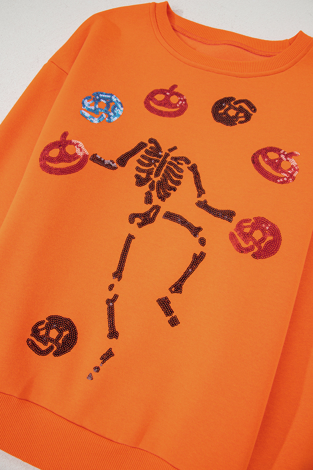 Dancing Critters Sequin Halloween Crewneck Sweatshirt