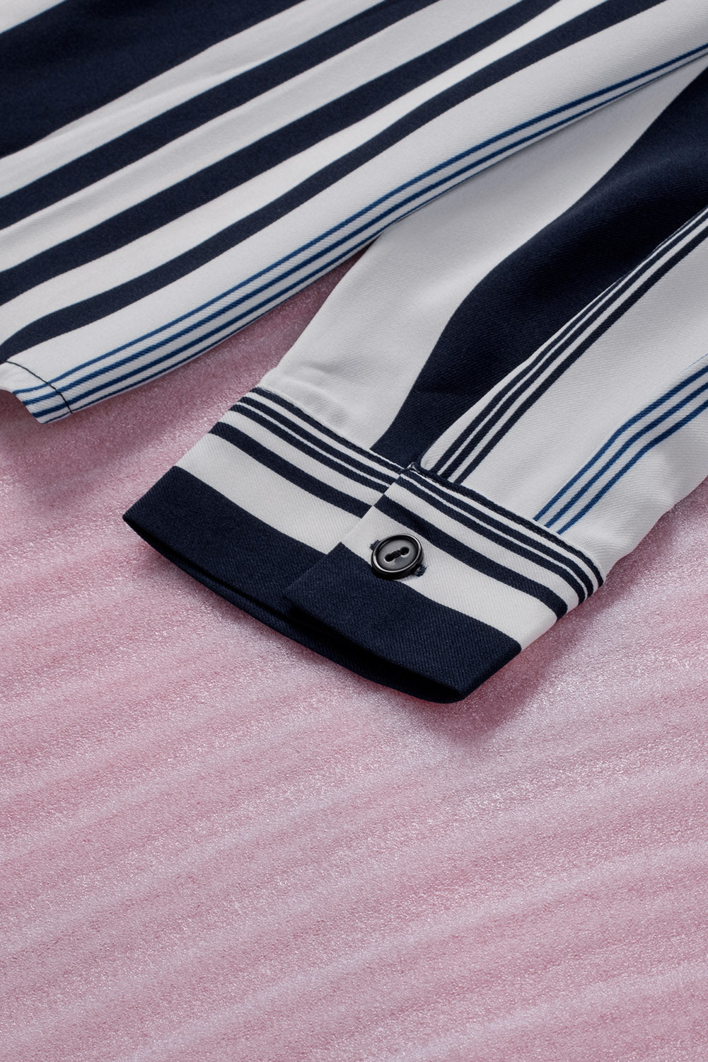Women's Shirt with Navy Striped Contemporary Women