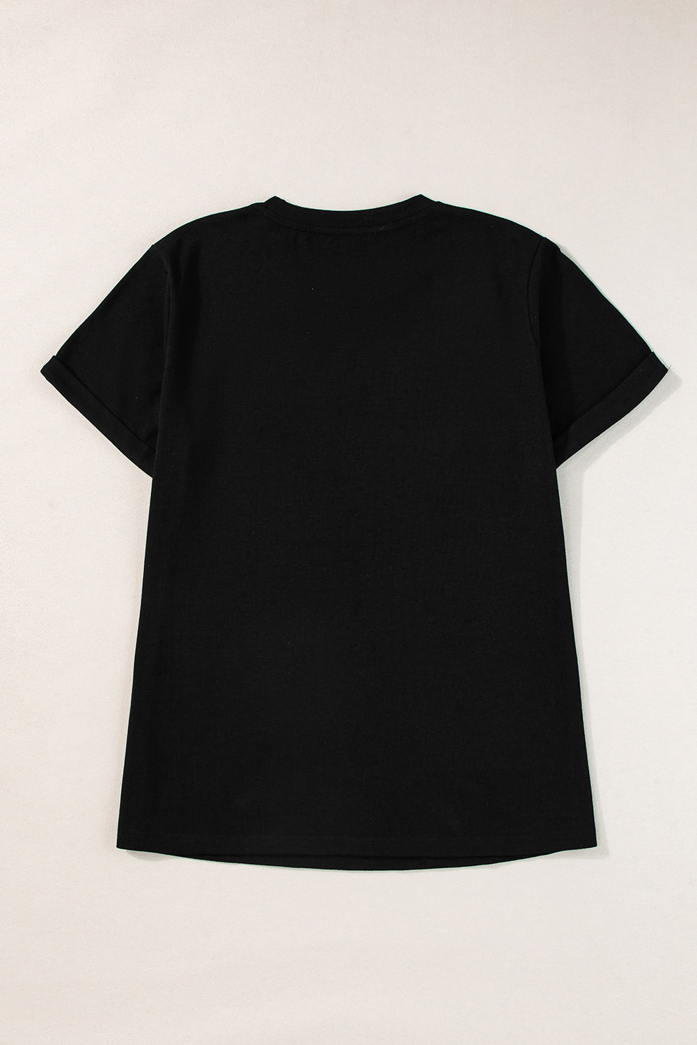 T Shirt for Women Crew Neck HOLLY JOLLY Vibes Christmas