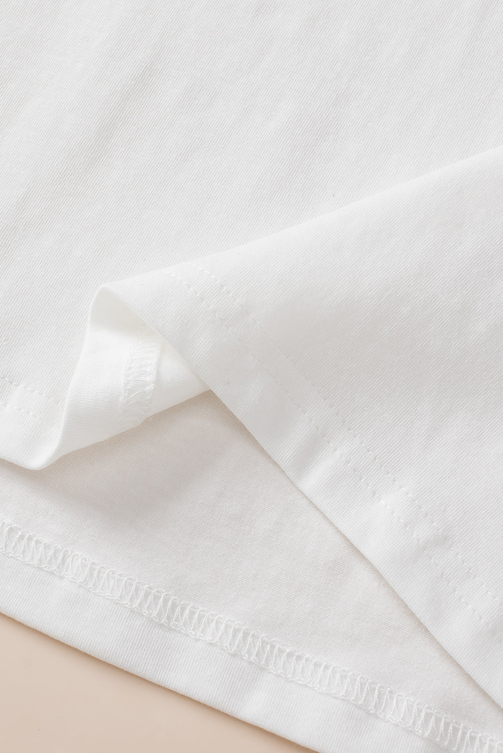 Tee for Women Patched Half Sleeve Oversized