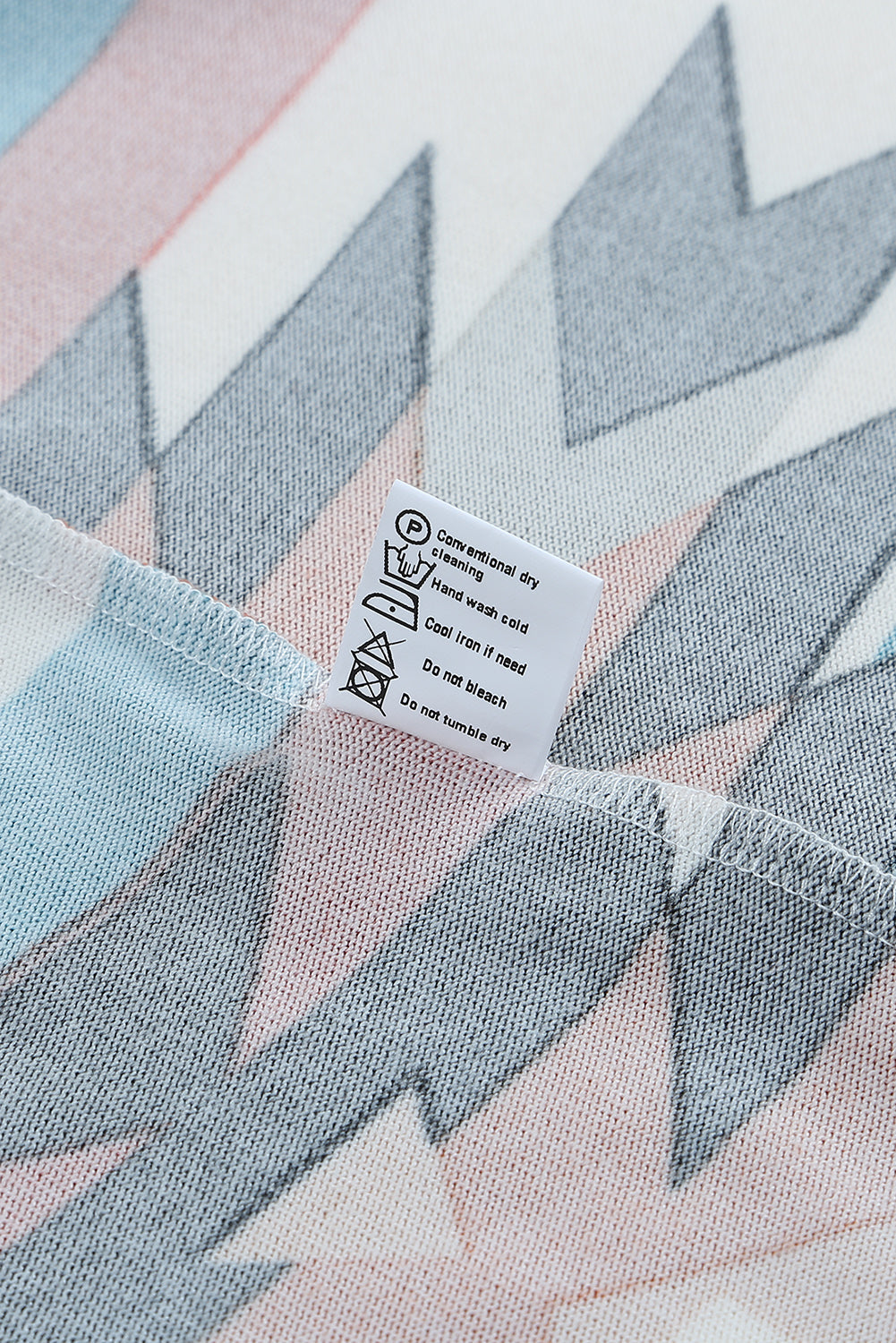 Long Cardigan for Women Geometric Block Open Front