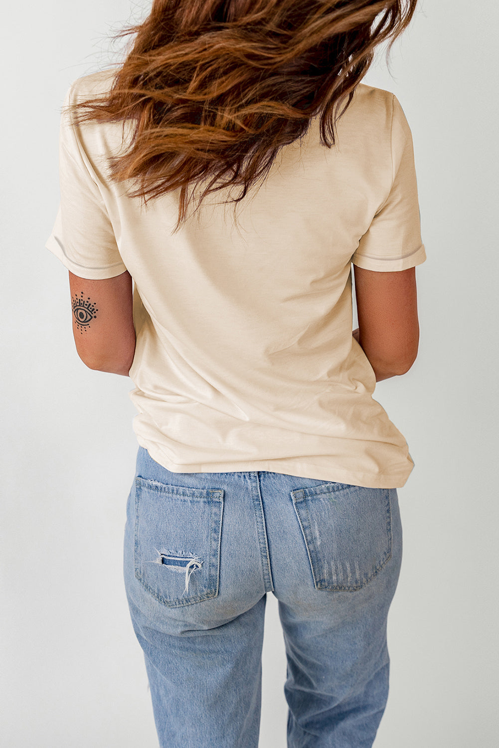Women's T Shirt with Leopard-Print AMEN Graphic-Print