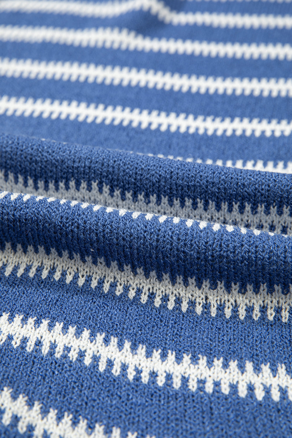 Women's Sweater Featuring Dropped-Shoulder Round Neck Plus Size