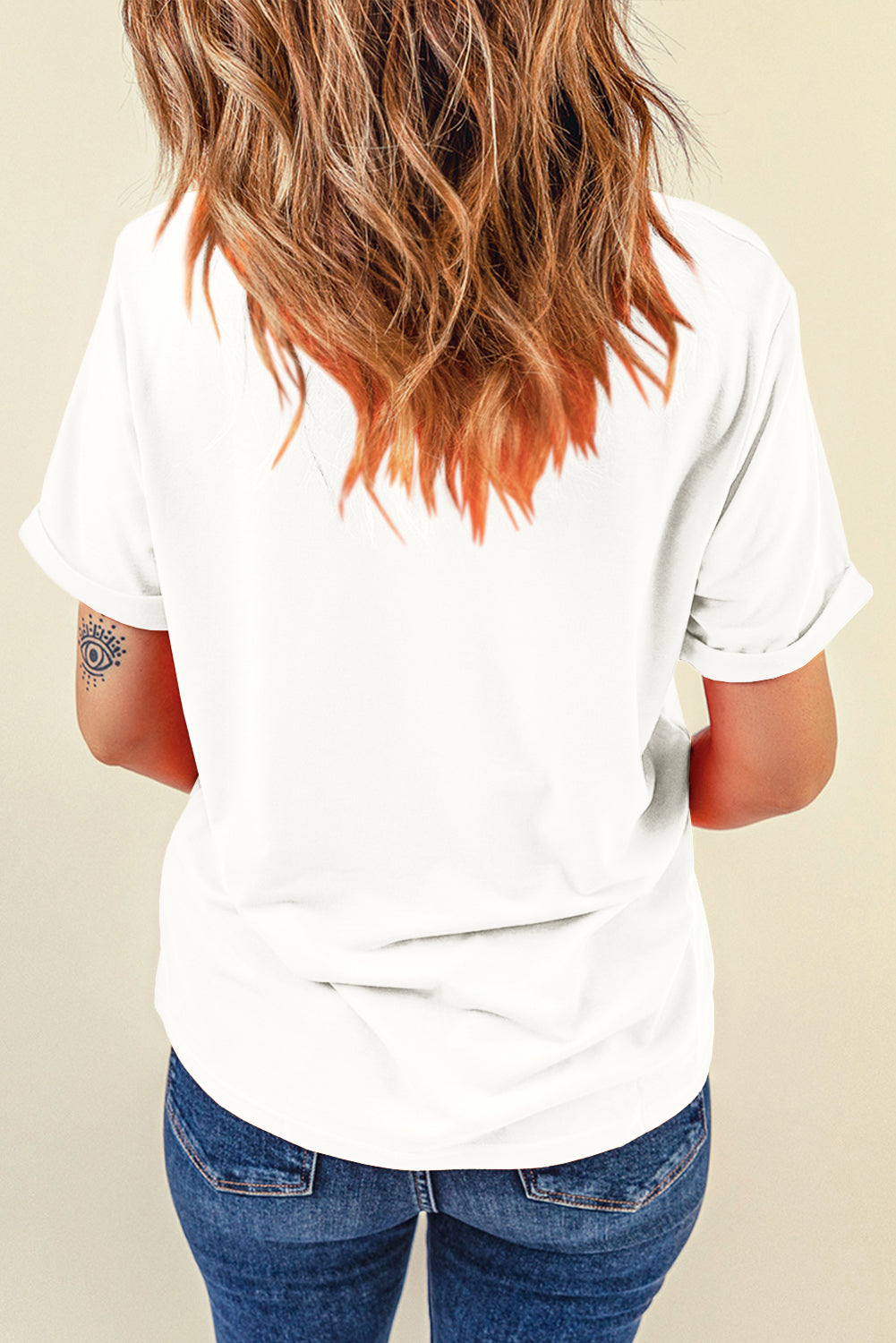 Tee for Women Everyday Plain Crew Neck