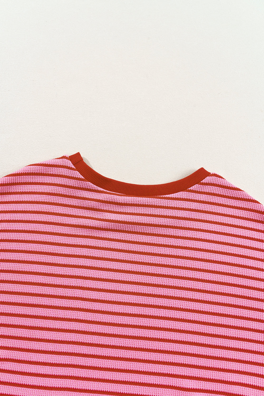 Knit Round-Neck T Shirt