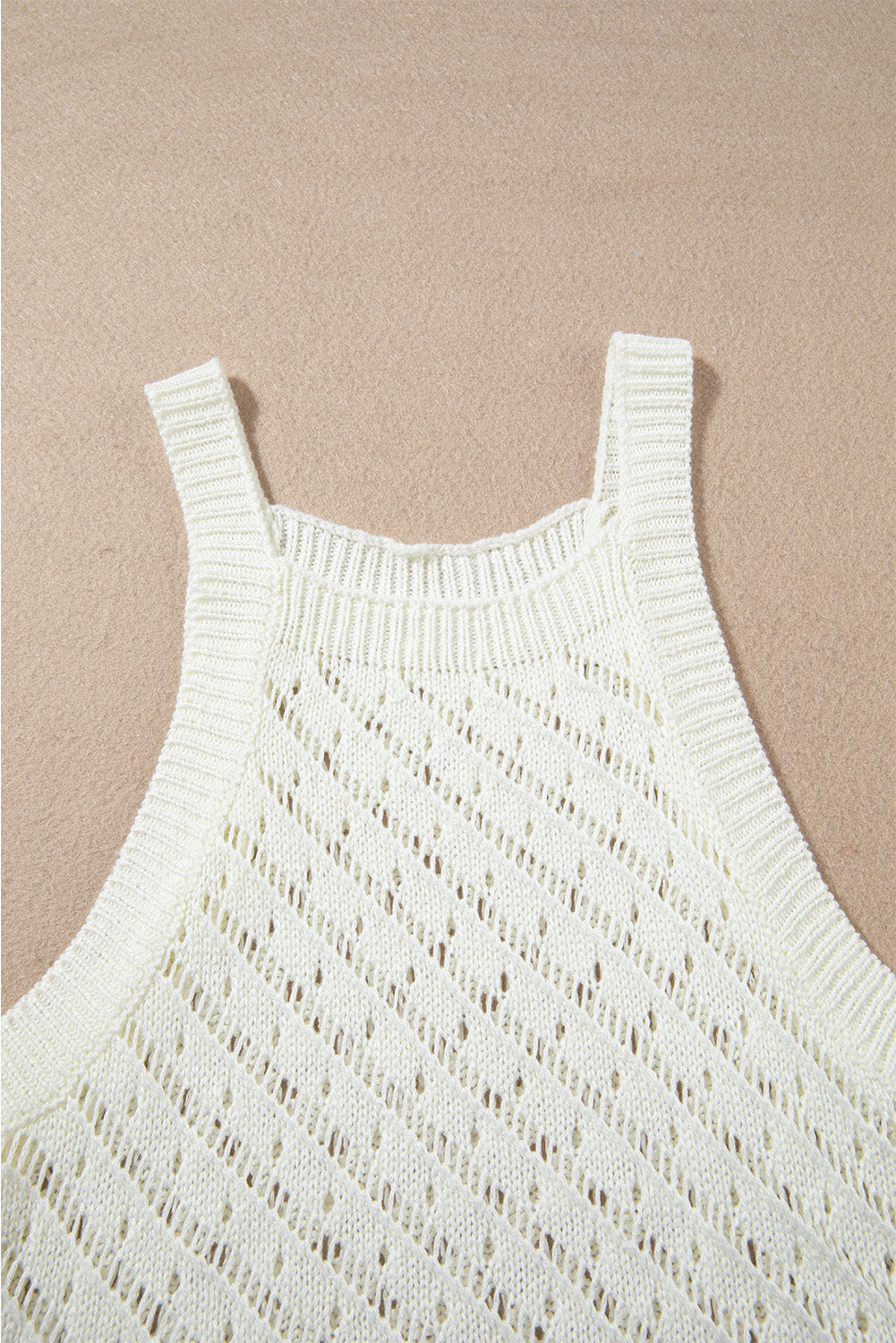 Dress for Women 2 Piece Beach Hollowed Cropped