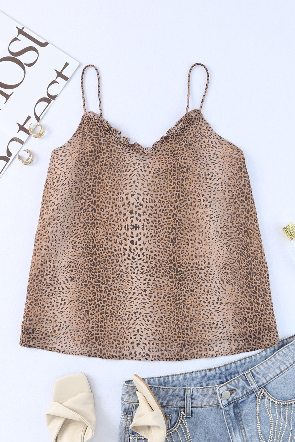 Women's Tank Featuring Cheetah Print Shift