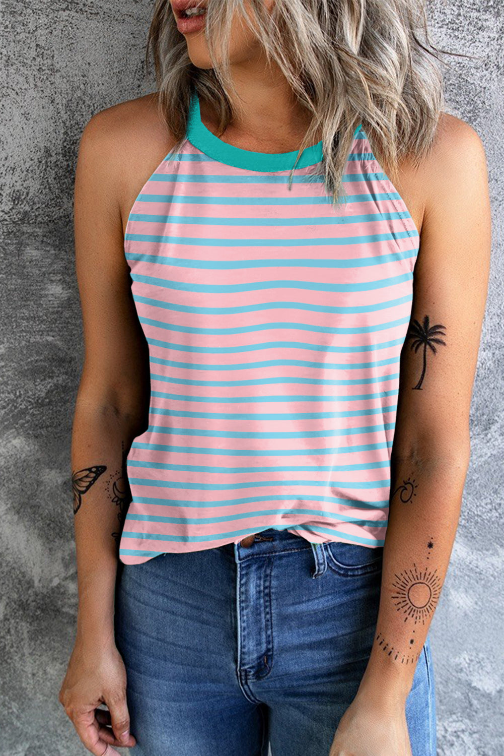 Tank Top for Women Round Neck