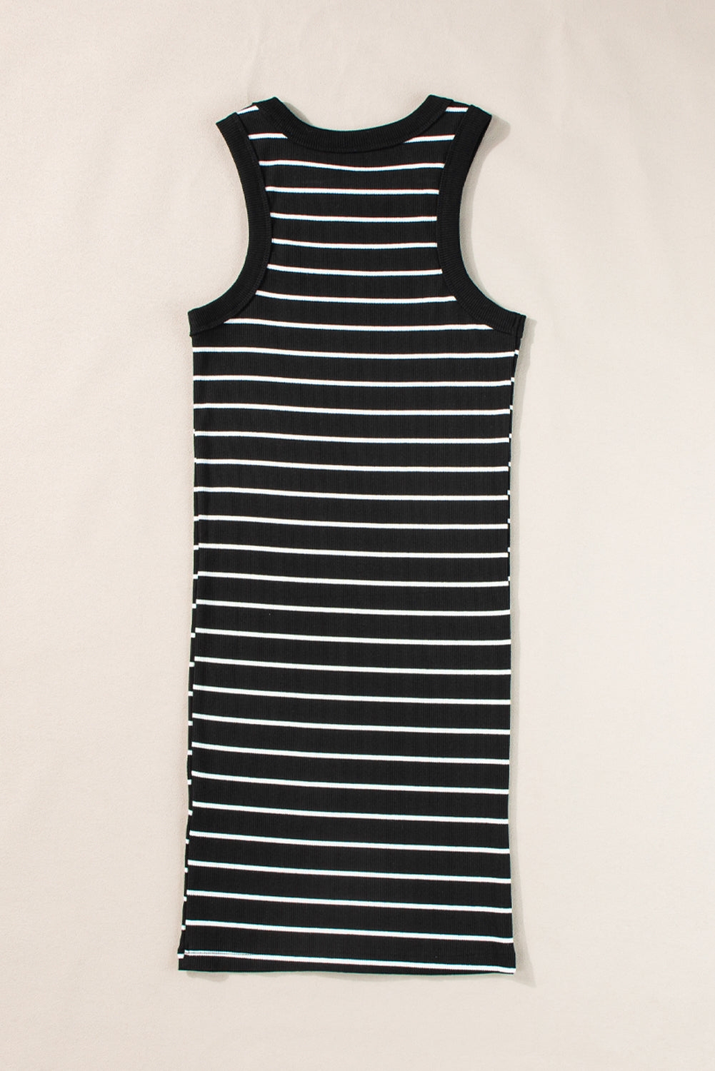 Women's Rib-Knitted Knitted Tank Mini Dress