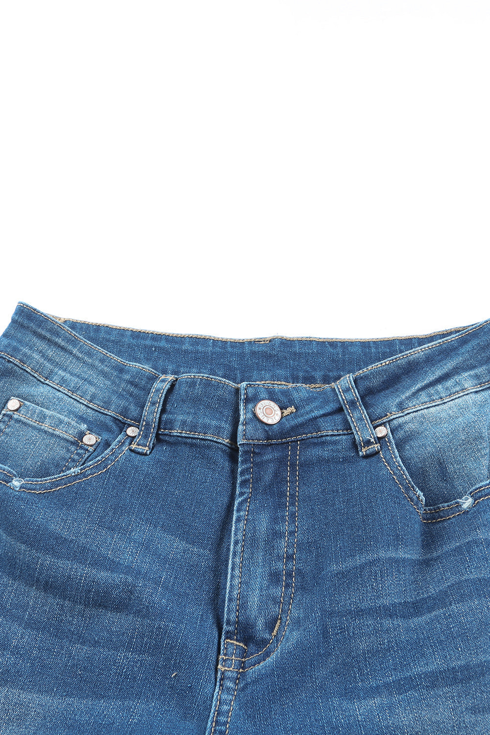 Women's High Rise Medium Wash Flare Jeans