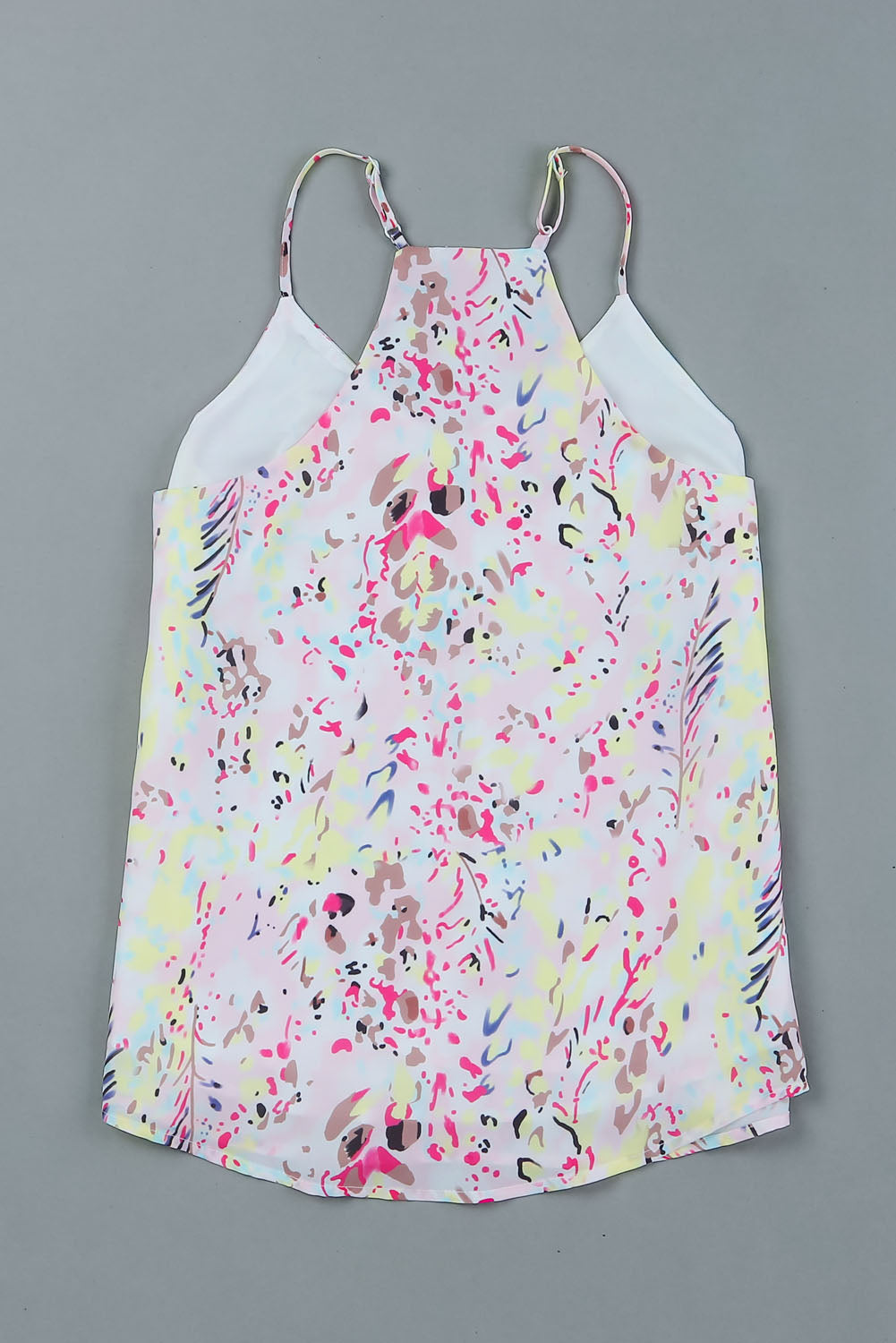 Women's Spaghetti Straps Floral-Print Tank Top