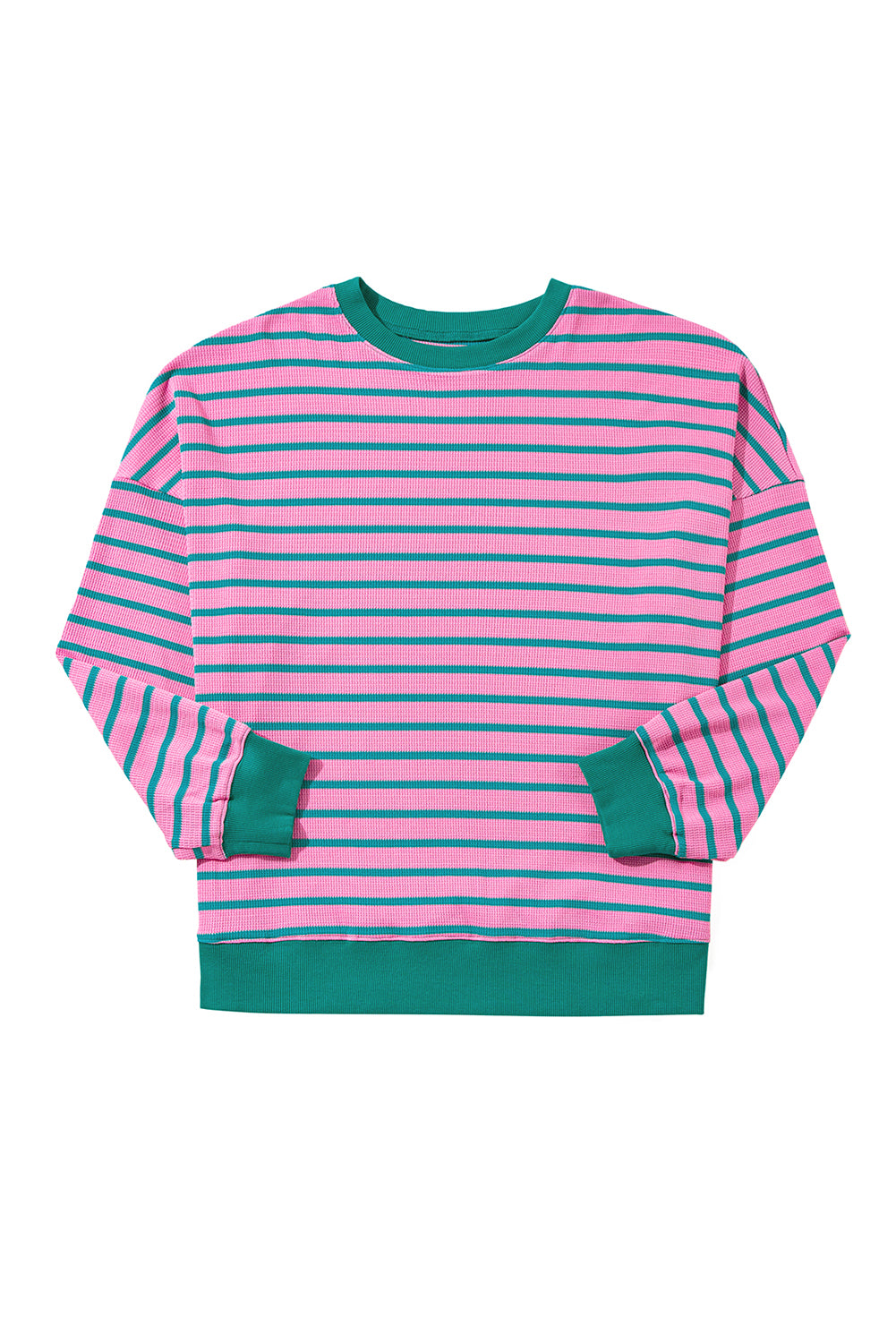 Sweatshirt for Women Plus Size Waffle Knitted