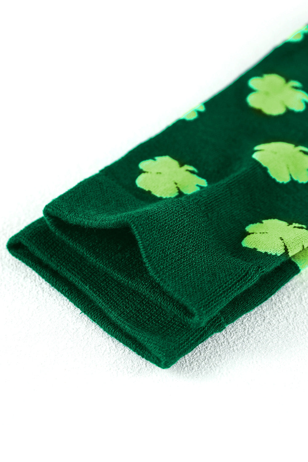 Clover St Patricks Print Tube Socks