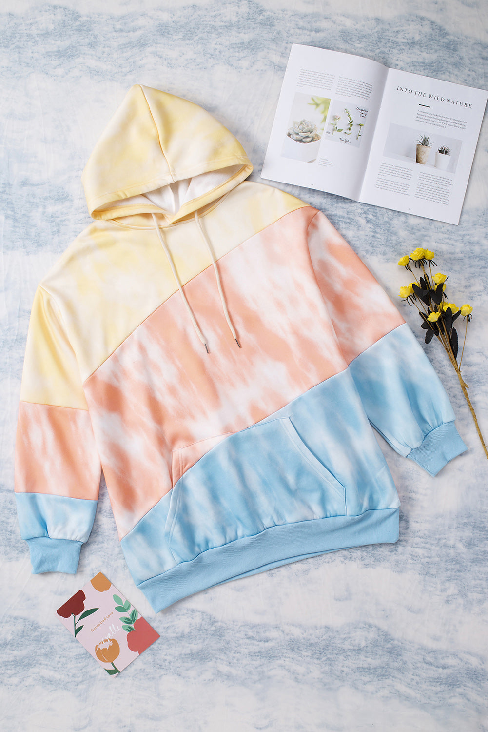 Women's Hoodie Featuring Plus Size Kangaroo Pocket