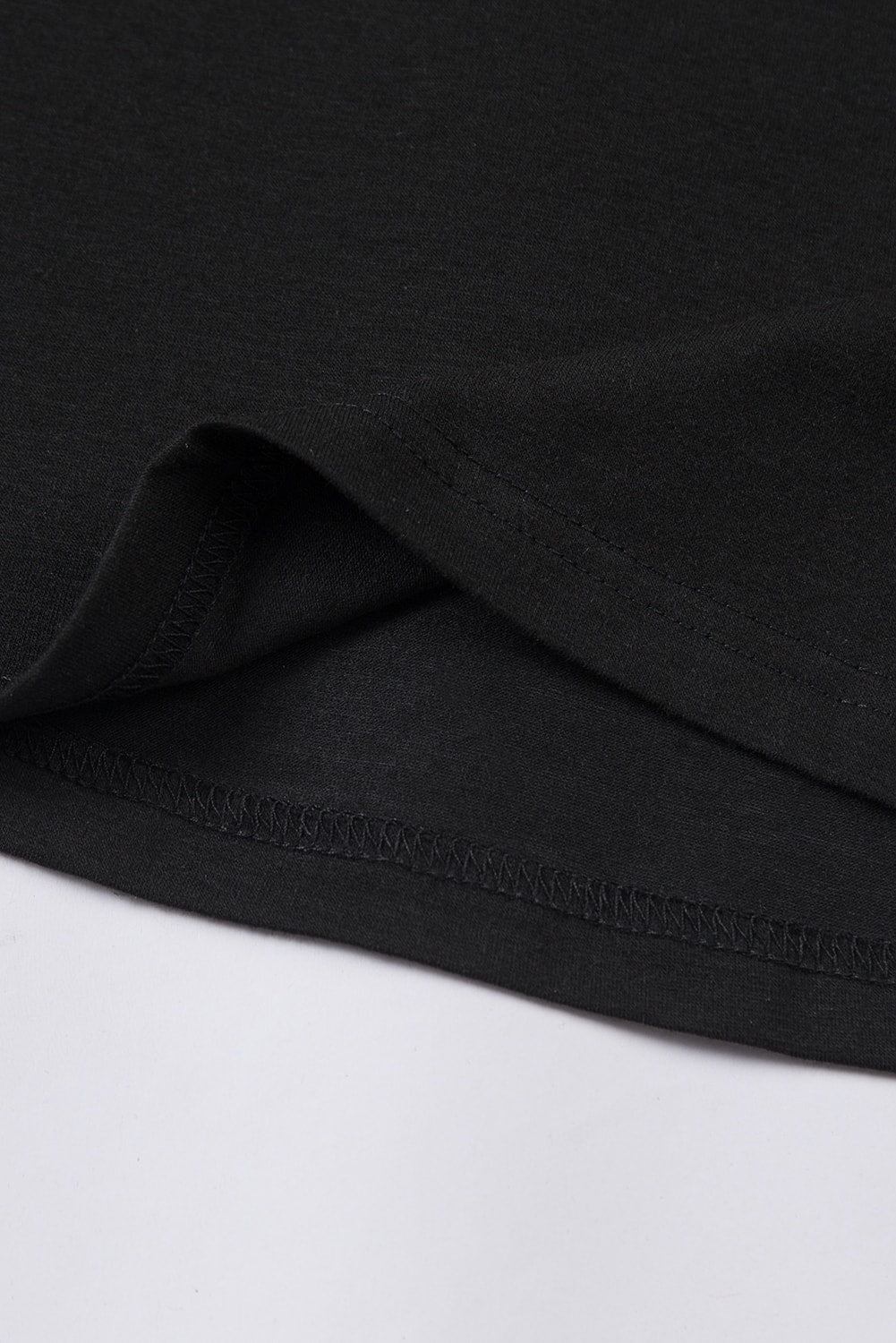 Women's Tee with Crew Neck Solid Color