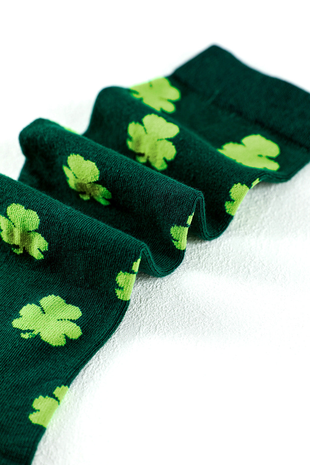 Clover St Patricks Print Tube Socks