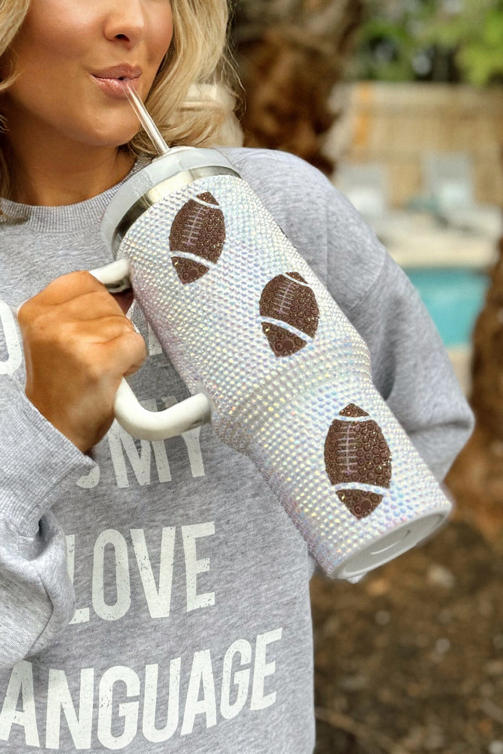 Game Football Day Rugby 40oz Tumbler