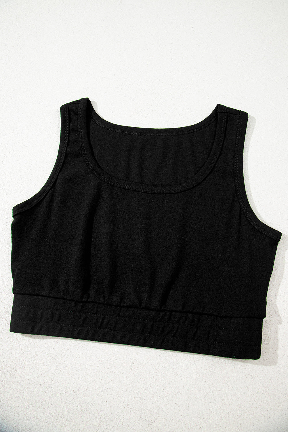 3 Tank Pcs Crop Top Shorts with Cardigan Lounge Set in Black