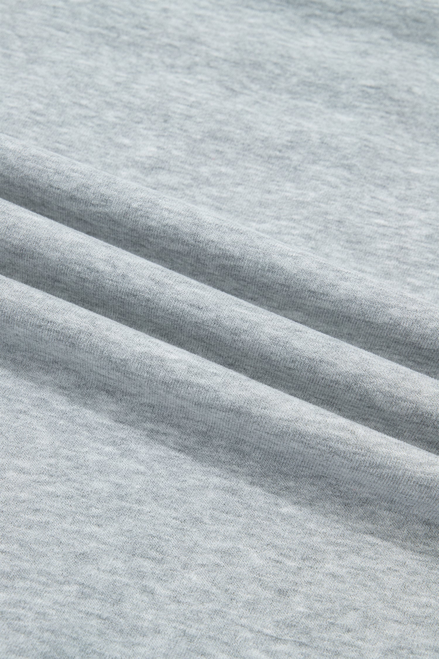 Grey Mock-Neck Light Mock-Neck Letter Embroidered Loose Sweatshirt