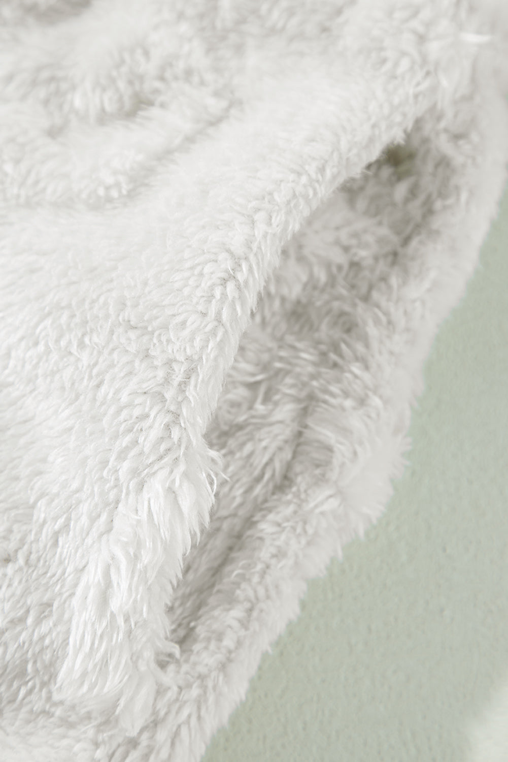 Leopard Fleece Textured Fleece Loose 2-Piece Lounge Set