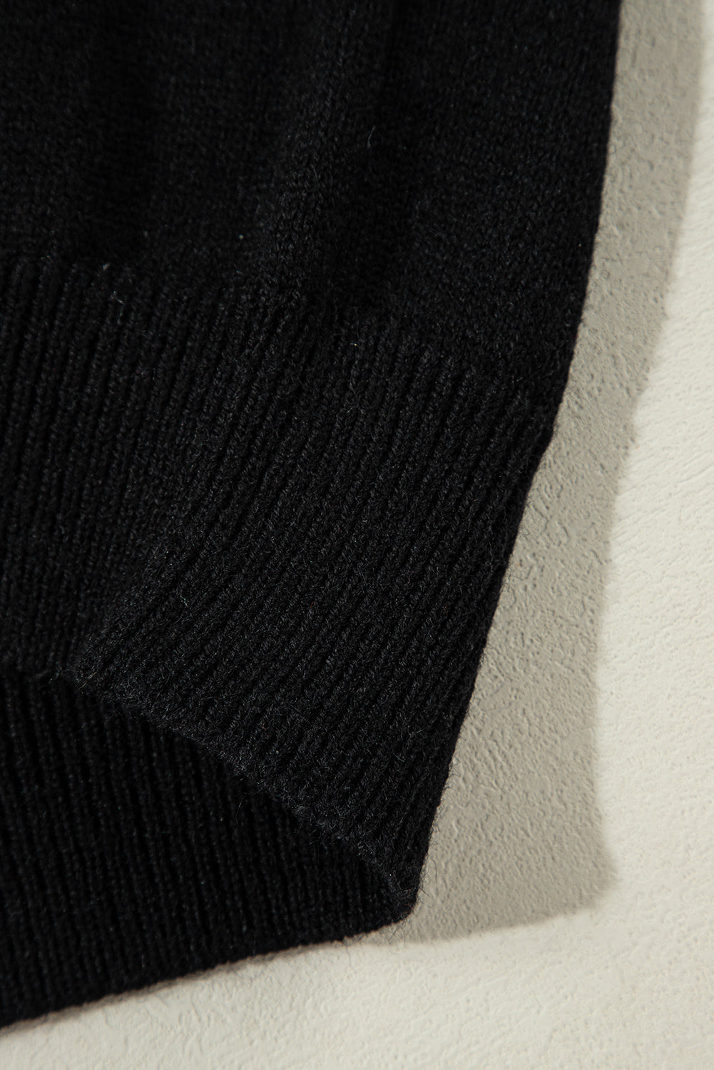 Pearl Beaded Bishop Sleeve Sweater
