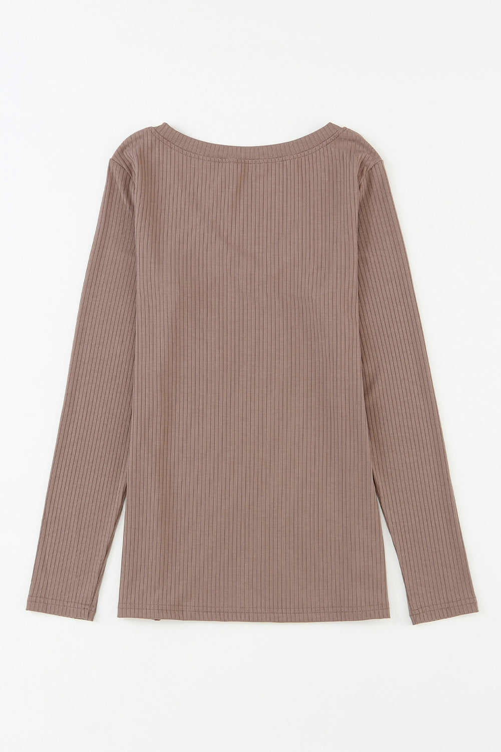Top for Women Knitted Chest Pocket V Neck