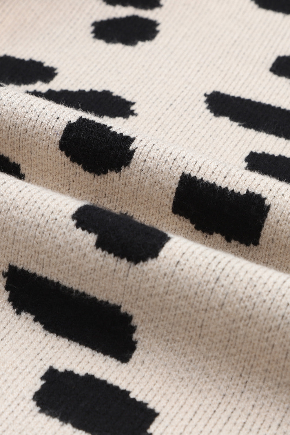 Women's Animal Spotted Pattern Open Front Cardigan
