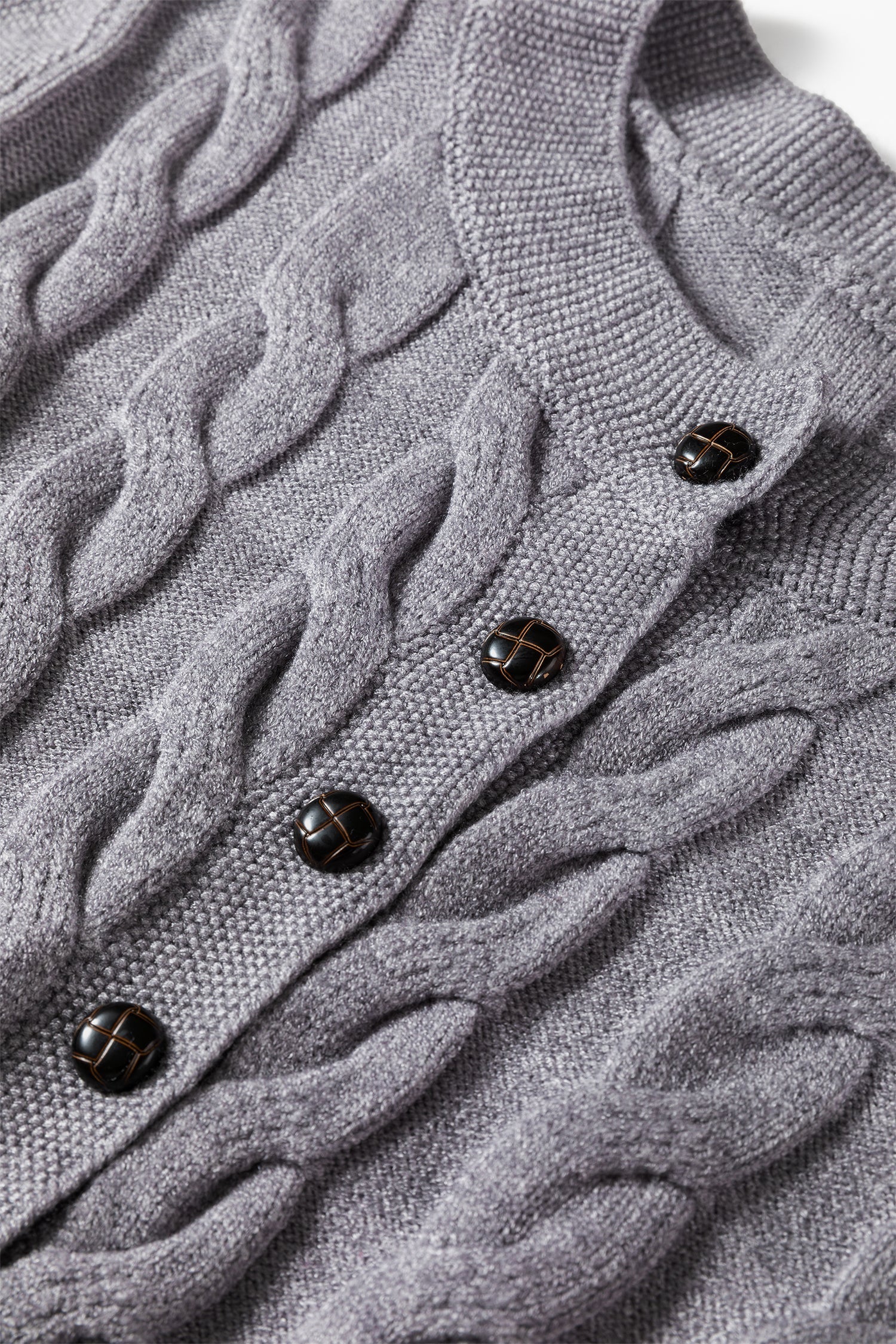 Knit High Cable Cardigan Knit Top