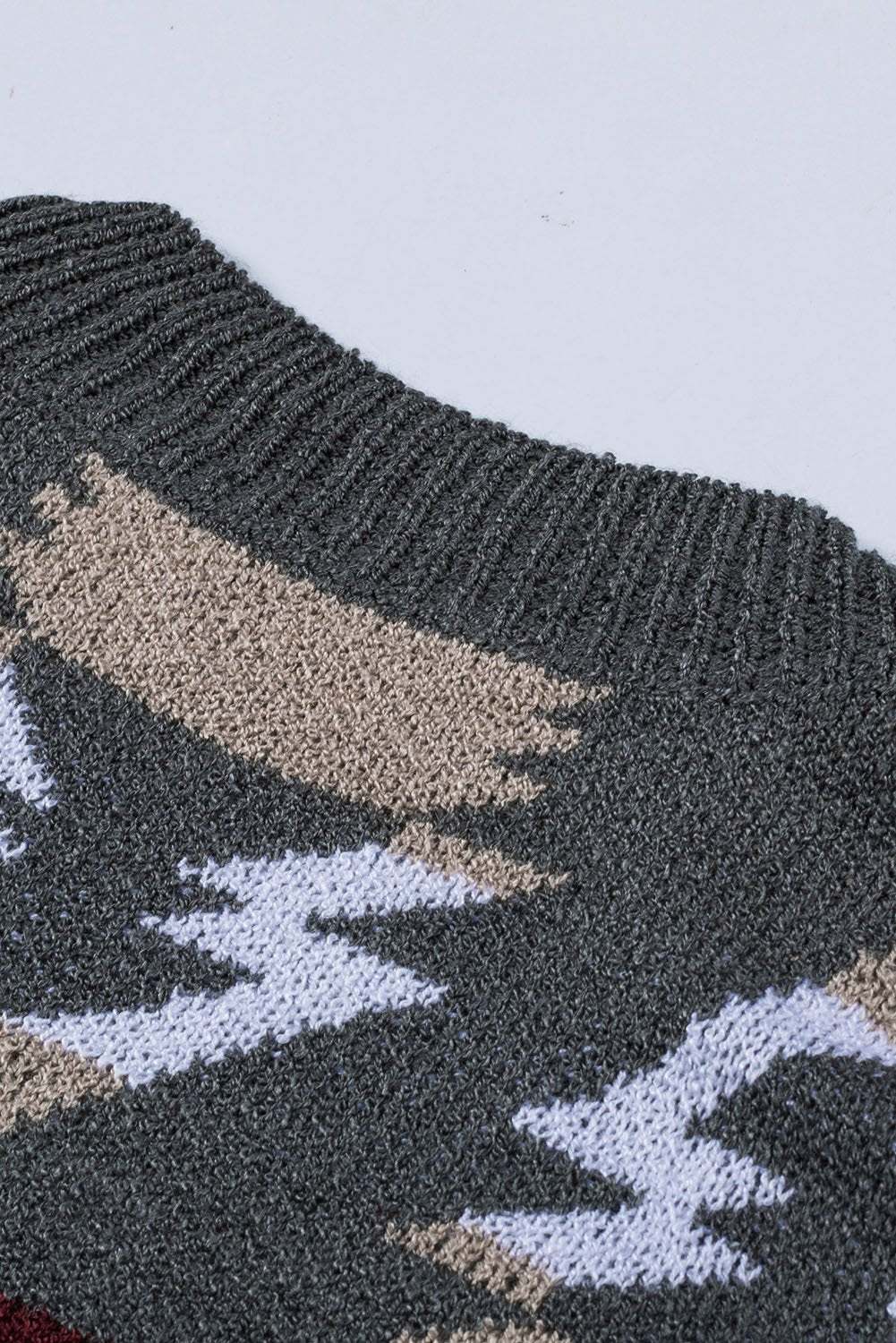 Women's Cardigan with Gray Moraga Aztec
