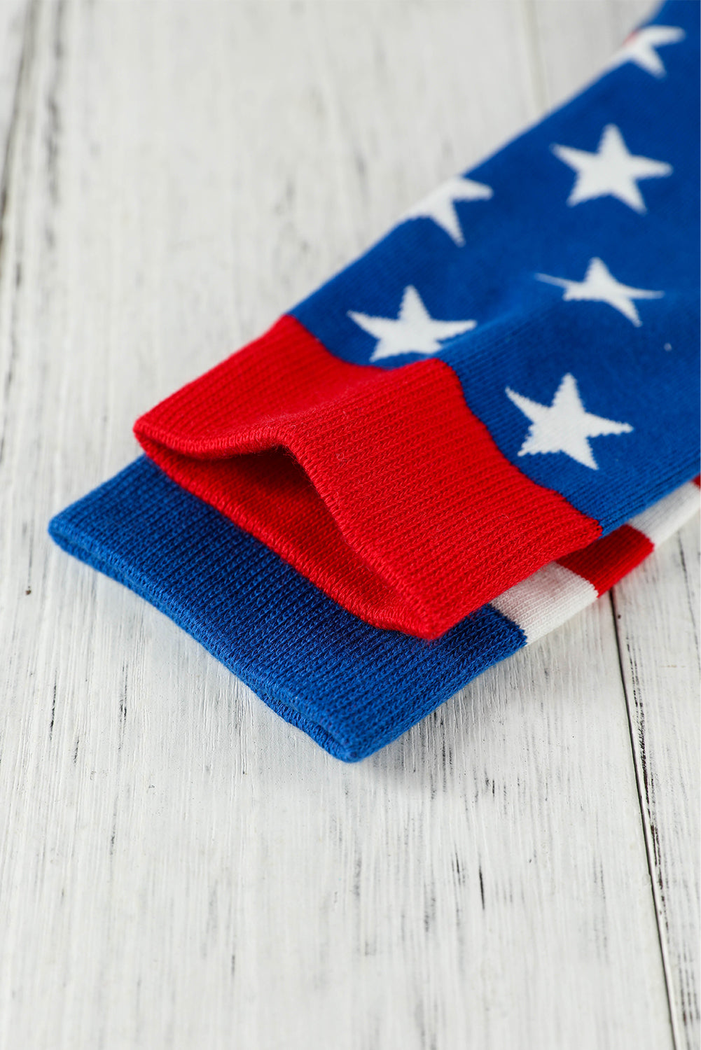 American Soft Flag Pattern Knit Socks